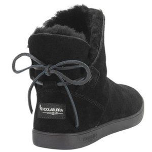 Koolaburra by UGG Women's Boot 100% Leather Autralian Sheep Fur Brown Size 6